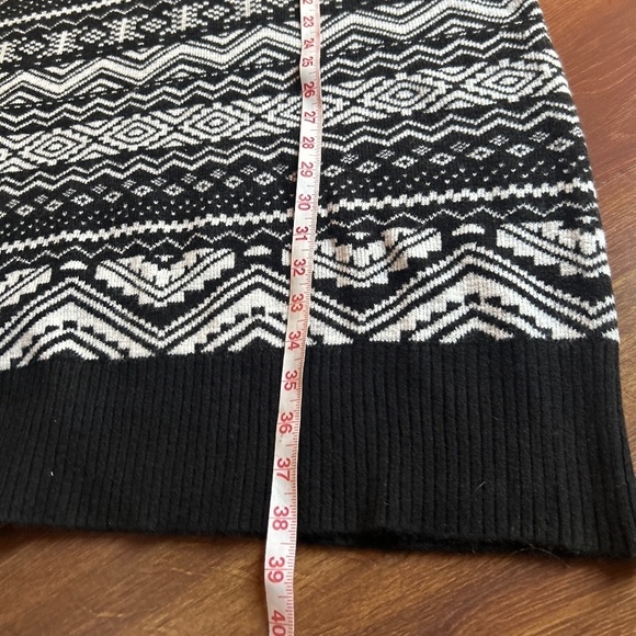 LOFT Abstract Sweater Dress Size Large - Picture 5 of 6